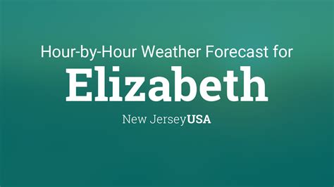 Hourly Local Weather Forecast, weather conditions, precipitation, dew point, humidity, wind from Weather. . Weather elizabeth nj hourly